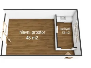 Pronájem obchodního prostoru, Říčany, 17. listopadu, 61 m2