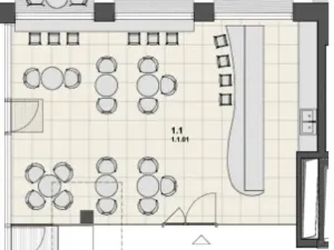 Pronájem restaurace, Praha - Žižkov, Prokopova, 62 m2