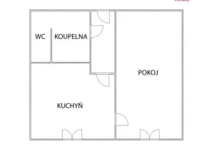 Prodej bytu 1+1, Jirkov, Krušnohorská, 36 m2