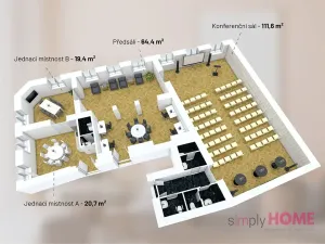 Pronájem komerční nemovitosti, Praha - Staré Město, Krocínova, 176 m2