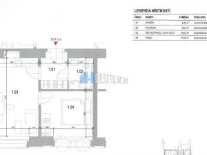 Pronájem bytu 2+kk, Praha - Holešovice, 40 m2