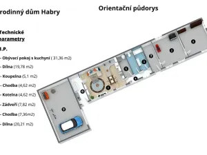 Prodej rodinného domu, Habry, Pražská, 150 m2