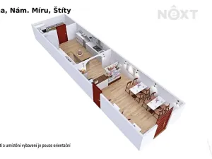 Pronájem restaurace, Štíty, nám. Míru, 59 m2