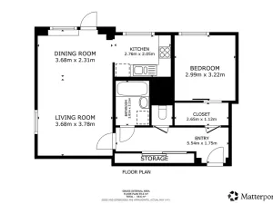 Pronájem bytu 2+kk, Praha - Hlubočepy, Devonská, 55 m2