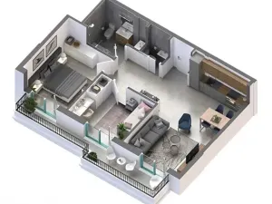 Prodej bytu 3+kk, Dobrota, Černá Hora, 104 m2