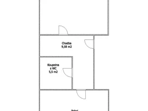 Pronájem bytu 2+kk, Jevíčko, Palackého nám., 76 m2