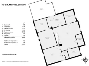 Prodej rodinného domu, Malovice, 216 m2
