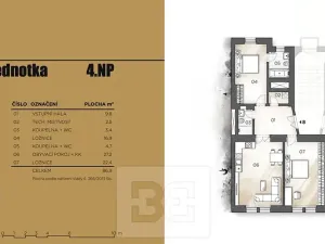 Prodej bytu 3+kk, Praha - Nové Město, Dittrichova, 87 m2