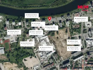 Pronájem bytu 1+kk, Pardubice - Zelené Předměstí, nábřeží Závodu míru, 32 m2