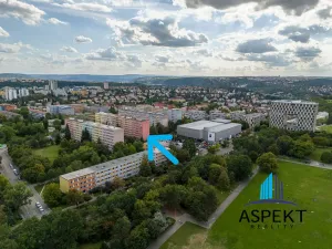 Pronájem bytu 1+kk, Praha - Podolí, Kaplická, 27 m2