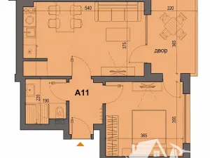 Prodej bytu 2+kk, Burgas, Bulharsko, 52 m2