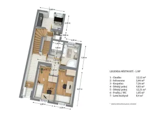 Prodej rodinného domu, Znojmo, Wolkerova, 155 m2