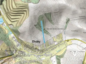 Prodej podílu pole, Diváky, 969 m2