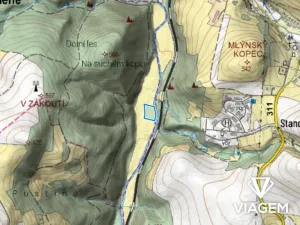 Prodej podílu pole, Studené, 1488 m2