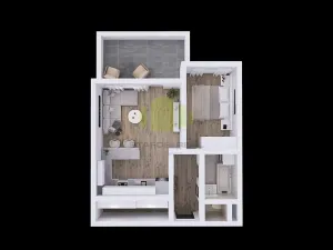 Pronájem bytu 2+kk, Olomouc, Topolová, 56 m2