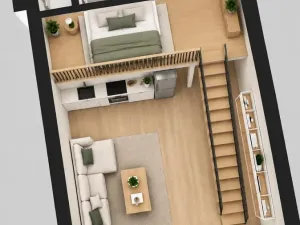 Pronájem bytu 1+kk, Náchod, Tyršova, 21 m2