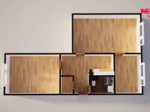 Prodej bytu 2+1, Česká Lípa, Železničářská, 61 m2