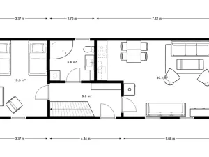 Prodej chalupy, Malinová, 105 m2