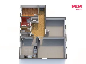 Prodej bytu 3+1, Karlovy Vary, Jiráskova, 74 m2