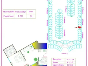 Prodej bytu 2+kk, Hurghada, Egypt, 51 m2