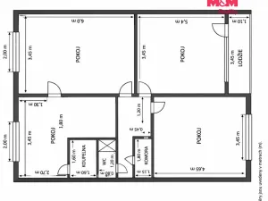 Prodej bytu 3+1, Ústí nad Labem - Severní Terasa, Pod Parkem, 85 m2