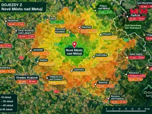 Pronájem bytu 2+1, Nové Město nad Metují, Na Bořetíně, 58 m2
