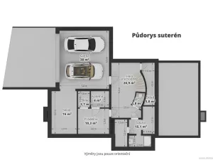 Prodej rodinného domu, Jesenice - Osnice, Růžová, 431 m2