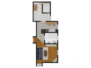 Prodej bytu 2+kk, Vráž, 51 m2