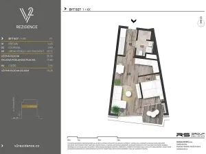 Prodej bytu 1+kk, Praha - Košíře, Hlaváčkova, 38 m2