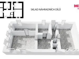 Pronájem výrobních prostor, Dubenec, 453 m2