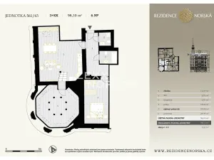 Prodej bytu 3+kk, Praha - Vršovice, Norská, 96 m2