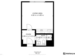Pronájem bytu 1+kk, Praha - Smíchov, Grafická, 30 m2