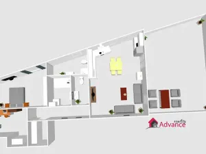 Pronájem bytu 3+kk, Ostrava, Na Prádle, 87 m2