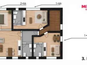 Prodej rodinného domu, Otrokovice - Kvítkovice, tř. Osvobození, 422 m2