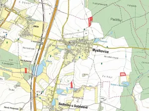 Prodej pole, Myslkovice, 25103 m2