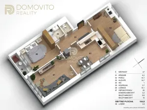 Prodej bytu 3+1, Kosmonosy, Debřská, 76 m2