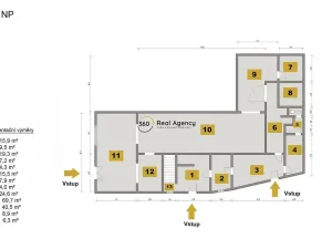 Prodej obchodního prostoru, Kamenice nad Lipou, Masarykova, 390 m2