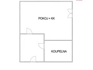 Prodej bytu 1+kk, Praha - Kobylisy, Kyselova, 23 m2