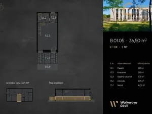 Prodej bytu 1+kk, Ústí nad Orlicí, Jana a Jos. Kovářů, 36 m2