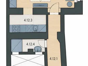 Prodej bytu 1+1, Praha - Nové Město, Tyršova, 32 m2