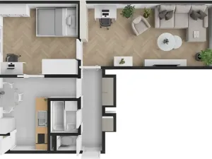 Prodej bytu 2+1, Praha - Břevnov, Plojharova, 56 m2
