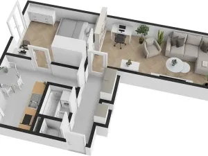Prodej bytu 2+1, Praha - Břevnov, Plojharova, 56 m2