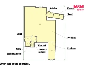 Prodej obchodního prostoru, Žlutice, Mlýnská, 845 m2