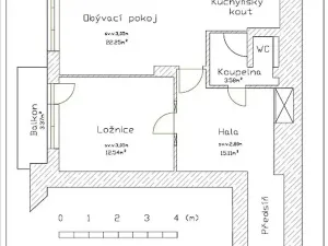 Pronájem bytu 2+kk, Praha - Strašnice, Vykáňská, 57 m2