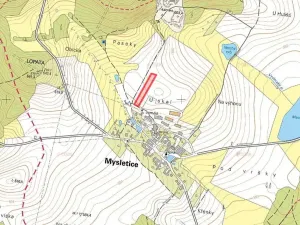 Prodej komerčního pozemku, Mysletice, 5483 m2