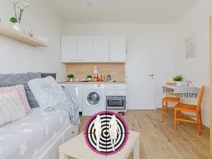 Pronájem bytu 1+kk, Praha - Hostivař, Hornoměcholupská, 22 m2
