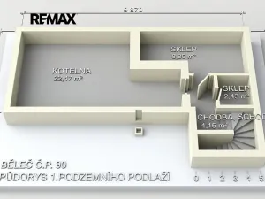 Prodej rodinného domu, Běleč, 200 m2