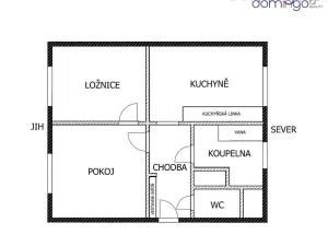 Pronájem bytu 2+1, Svitavy - Předměstí, Chelčického, 57 m2