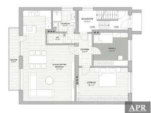 Prodej bytu 3+kk, Popovice, 85 m2