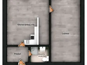 Prodej bytu 2+kk, Rakovník, Šamotka, 44 m2